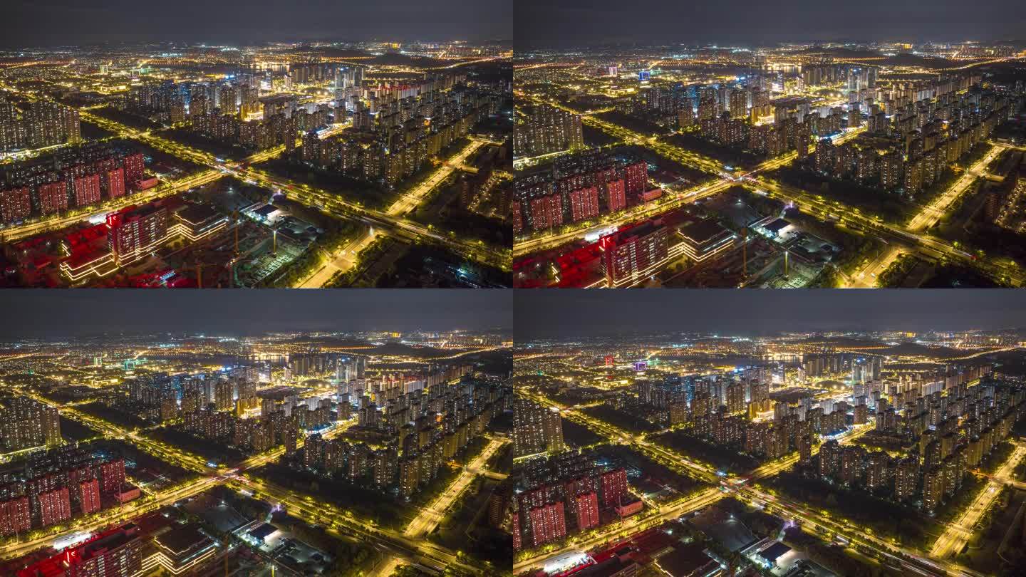 徐州大龙湖夜景延时