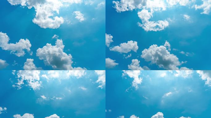 沉浸式蓝天白云