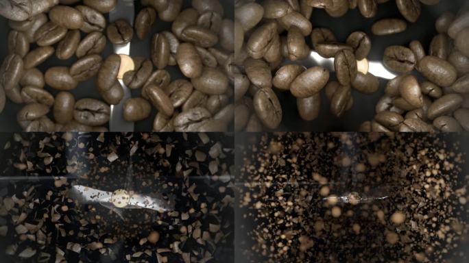 咖啡豆打粉 磨粉