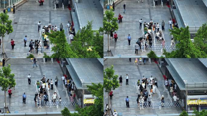 厦门思明区第一码头邮轮轮渡鹭江道轮船航拍