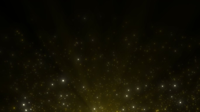 4K金色粒子光晕元素 带透明通道