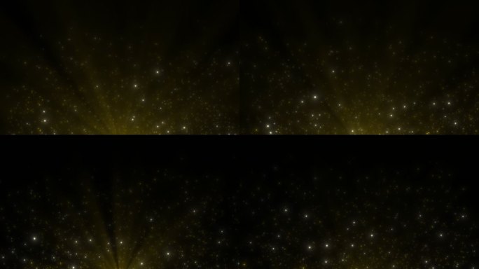 4K金色粒子光晕元素 带透明通道