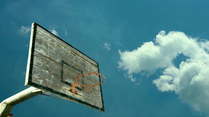 篮球场空镜