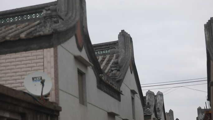 广东海边老屋屋顶