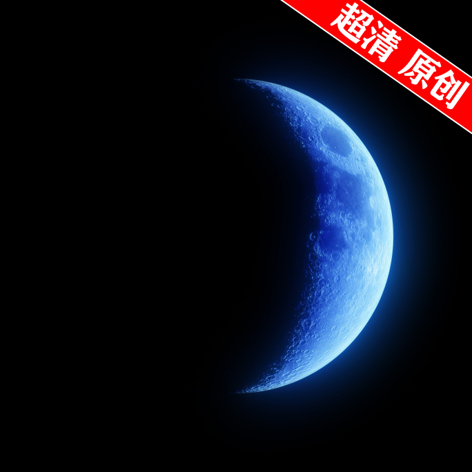 月亮35_蓝月月相  超级大月亮