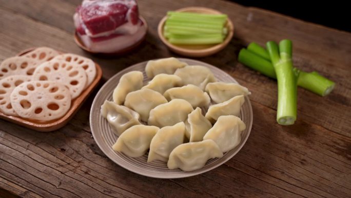 中国美食特色水饺广告