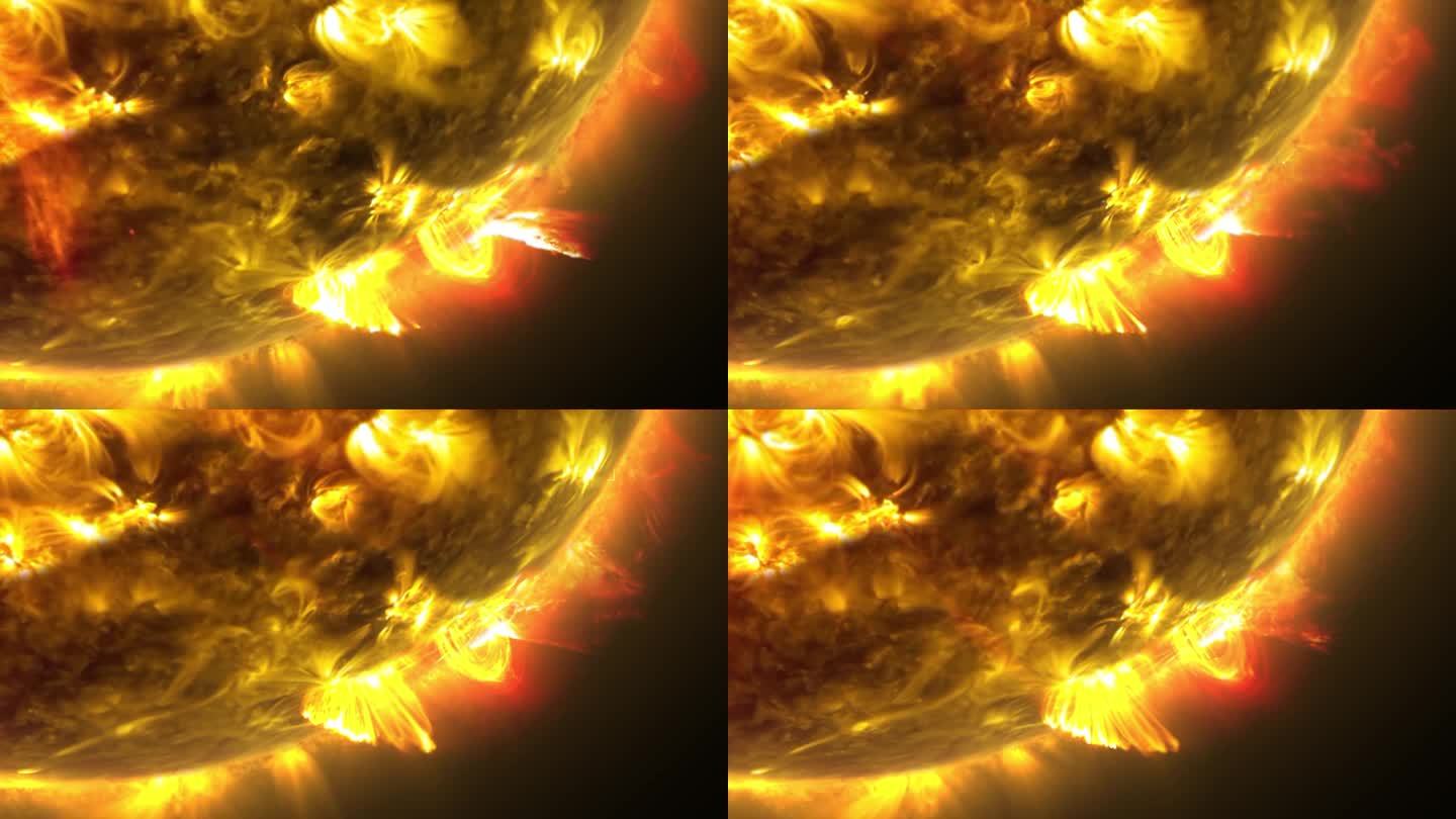 太阳表面的等离子体喷射