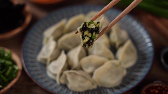 中国美食特色水饺广告