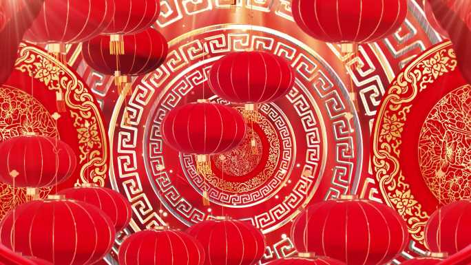 2025蛇年年舞台舞蹈背景视频