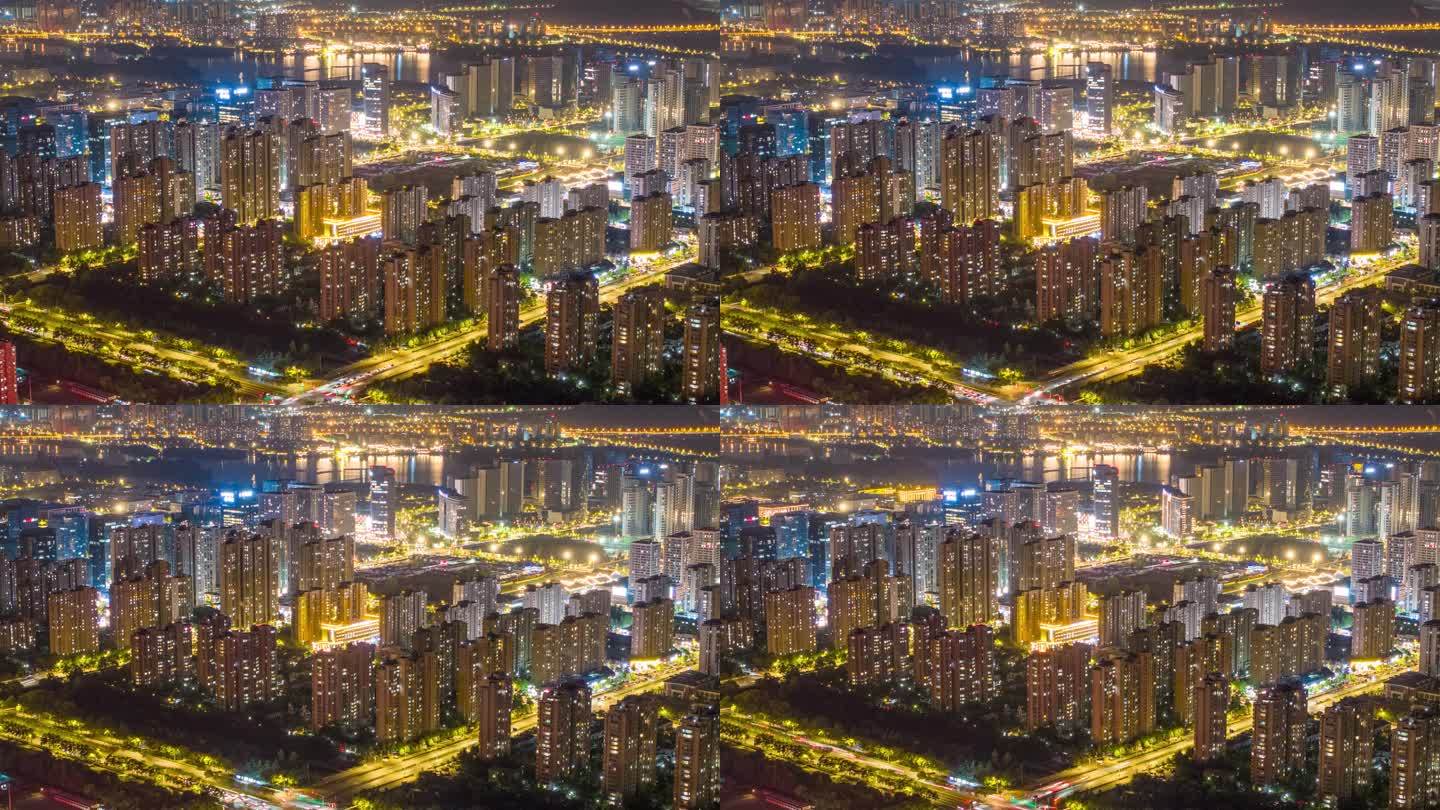 徐州大龙湖长焦夜景