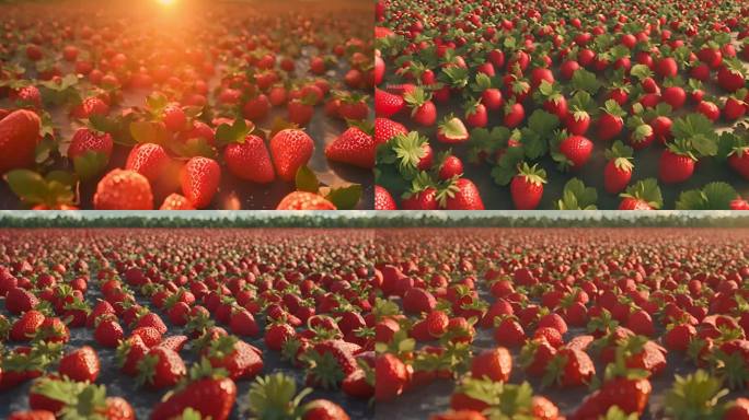 草莓园草莓水果种植