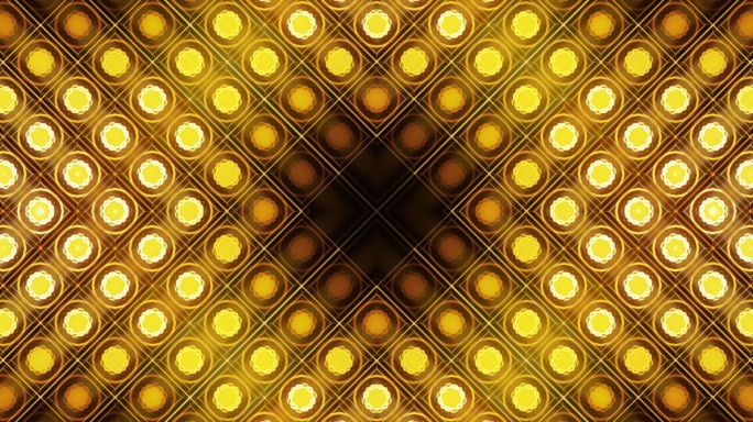 4K 金色LED矩阵灯珠灯墙-23