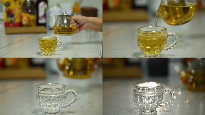 倒茶 茶杯 茶壶 茶水 沏茶 饮茶