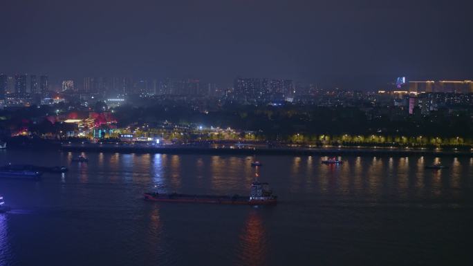 南京浦口国庆江北水幕秀3