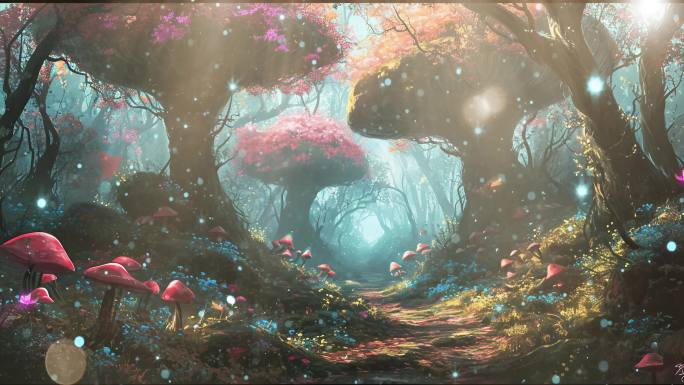 爱丽丝梦游仙境 梦幻森林 童话森林