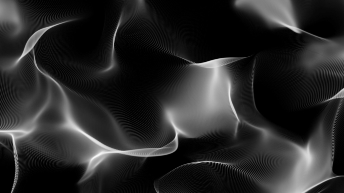 抽象粒子波浪背景8k