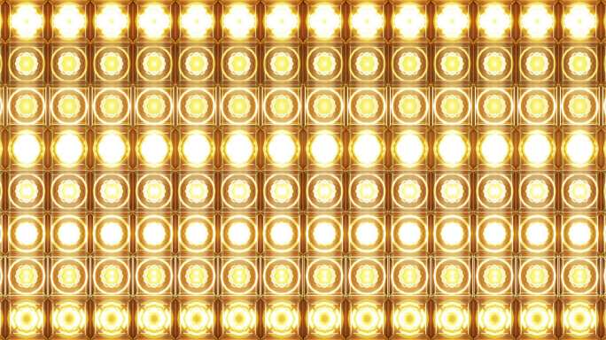 4K 金色LED矩阵灯珠灯墙-19