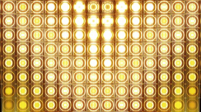 4K 金色LED矩阵灯珠灯墙-01