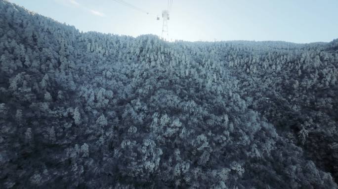 庐山交通索道上行视频