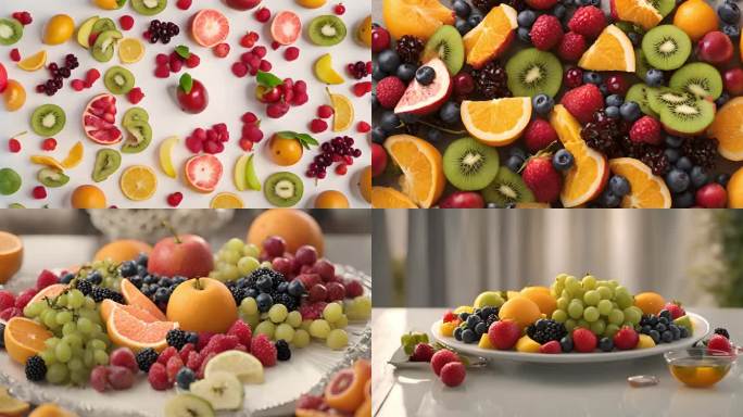 水果拼盘各种水果