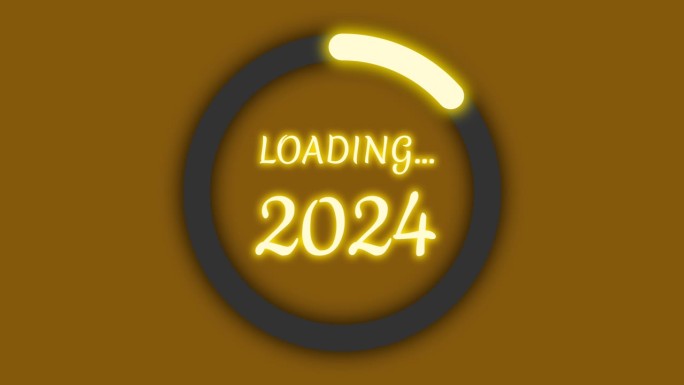 新年2024载，新年迎新，新年佳节庆祝