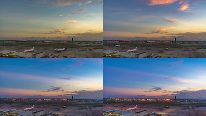 深圳宝安国际机场T3航站楼 延时空镜素材