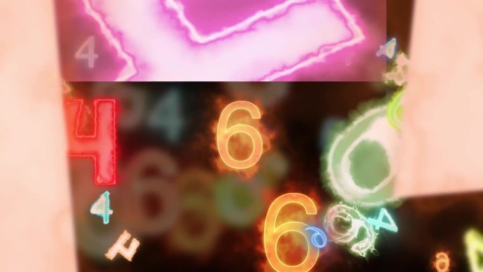 随机数有趣的背景数字渲染