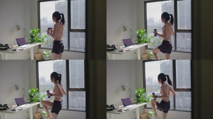 亚洲体育女子在家锻炼在线课程
