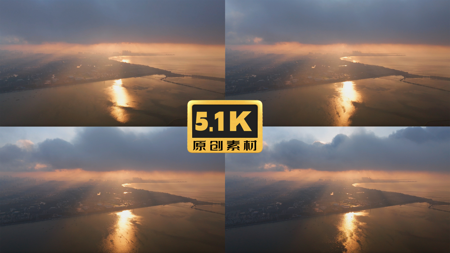 5K-滇池日出，海埂日出，滇池日出光影