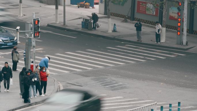 城市慢门马路