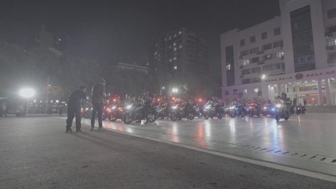 长沙市公安局特巡警支队列队