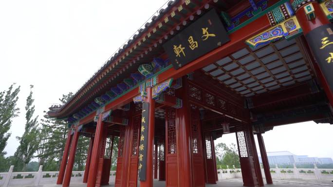 中国风古建筑风景实拍素材4K高清
