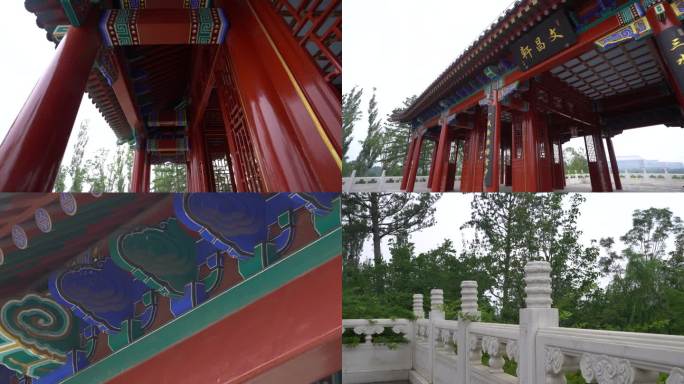 中国风古建筑风景实拍素材4K高清