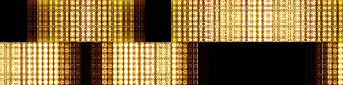 4K 金色LED矩阵灯珠灯墙-16