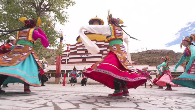 西藏非物质文化遗产 日喀则昂仁县迥巴藏戏