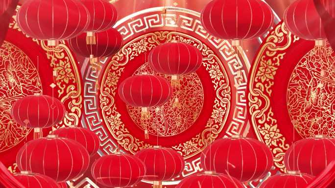 2024龙年舞台舞蹈背景视频
