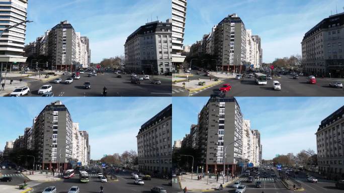 交通，建筑，在布宜诺斯艾利斯的中心