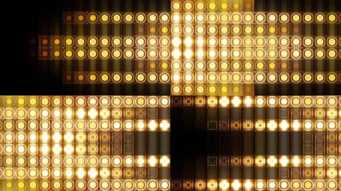 4K 金色LED矩阵灯珠灯墙-05