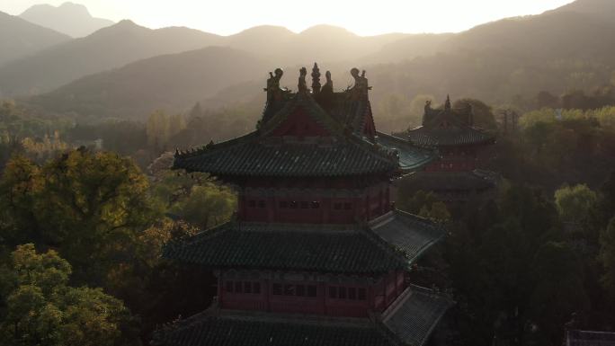 嵩山少林寺 航拍 4K