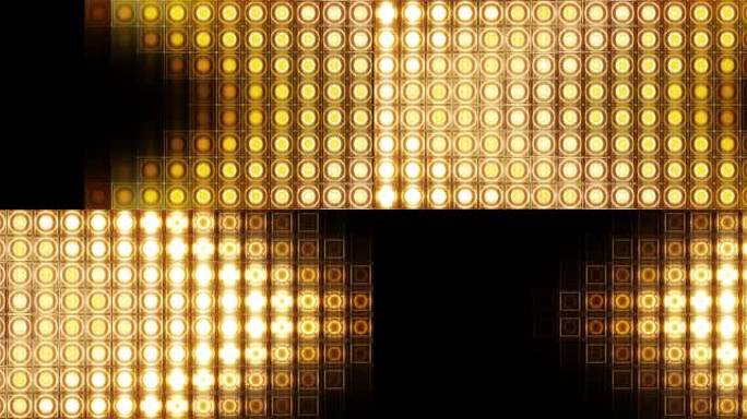 4K 金色LED矩阵灯珠灯墙-02
