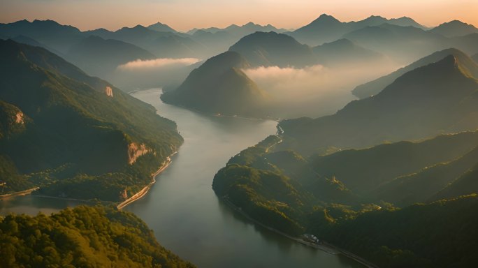 4k长江三峡祖国大好河山万里长江赤水河