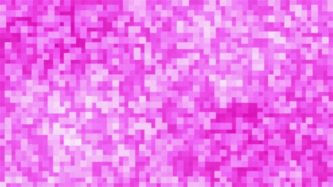 抽象运动循环背景抖动粉红色模糊像素。