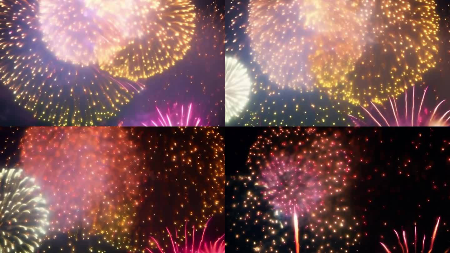 春节烟花烟火庆祝节日爆竹