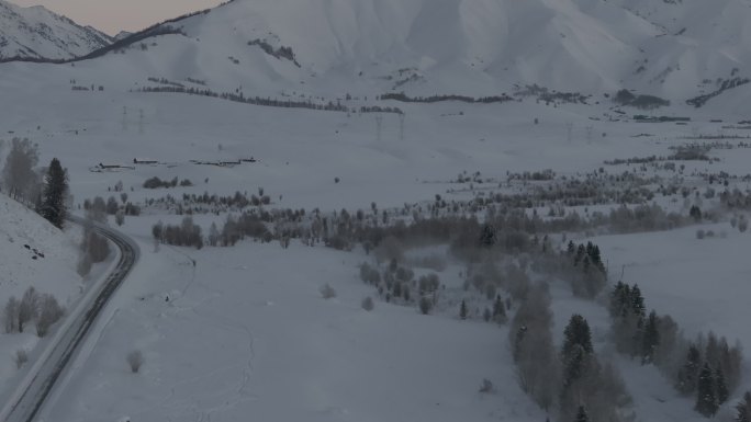 冬日雪景素材（4K）