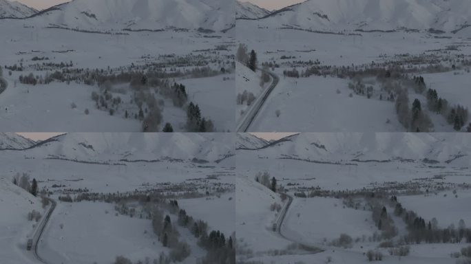 冬日雪景素材（4K）