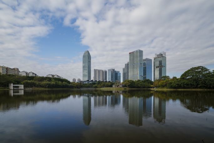 惠州北湖公园拍中海大厦