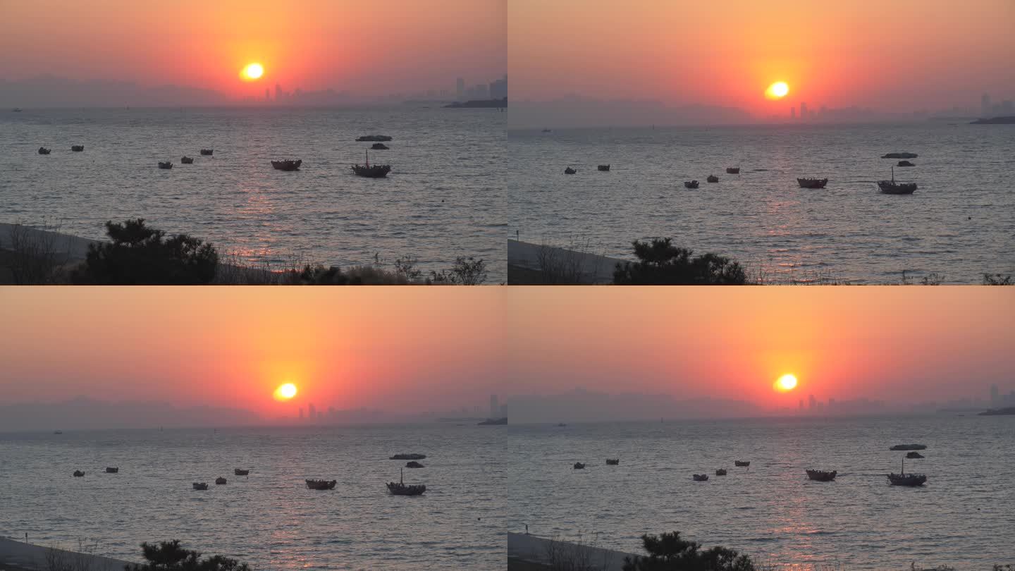 大海夕阳