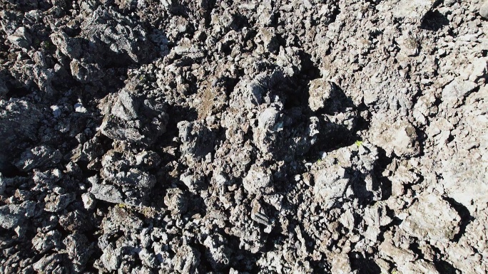 4k火山石海航拍