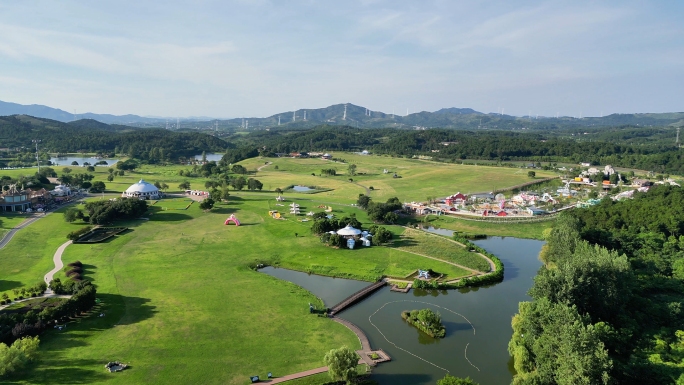 武汉黄陂区木兰风景区木兰草原