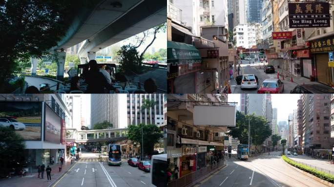 香港观光车延时-4K
